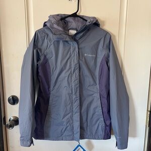 Columbia Women's Gray and Purple Jacket